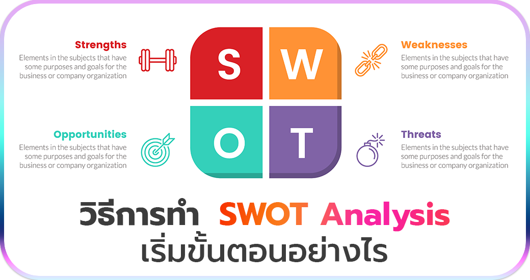 วิธีการทำ SWOT Analysis เริ่มขั้นตอนอย่างไร