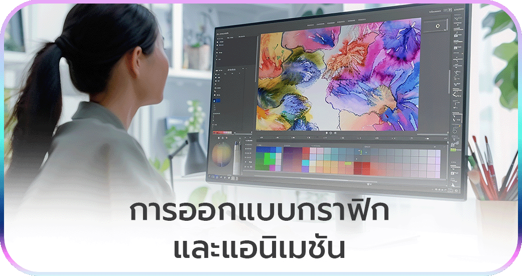 ออกแบบกราฟิกและแอนิเมชัน (Graphic Design and Animation)